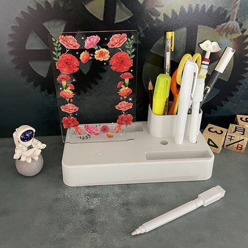 Study Lamp Encouragement Gift Desk DecorPen Holder Lamp Stud