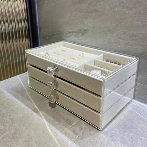 Layers Jewelry Organizer Box Display Holder Earring Ring
