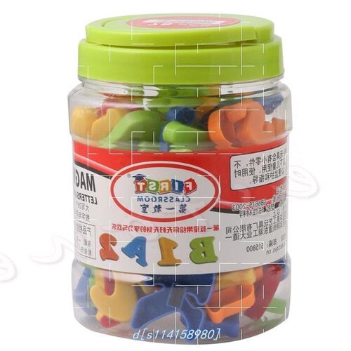 78PCs MAgNetiC Letters - NuMbers ALPhAbet CAPitAL - Lower CA