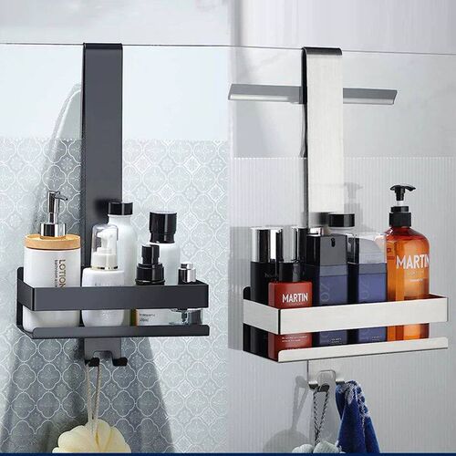 Movable Bathroom Shelves No Drill Shelf Organizer Shower Sup