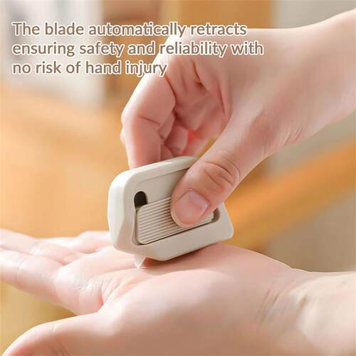 Mini Ceramic Paper Cutter Released Blade Automatically Rebou