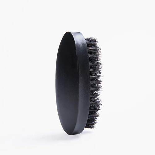 Professional Vintage Wooden Beard Brush - Mini Natural Musta