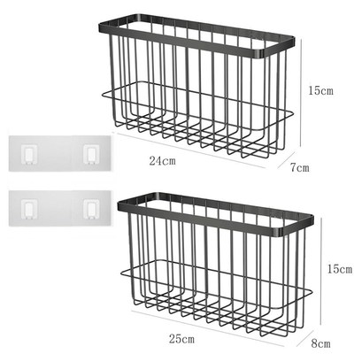 2个装 kitchen cabinet door storage box adhesive wall mounted
