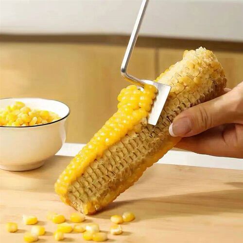 Stainless Steel Corn Planer Ergonomic Handle Corn Peeler Pee