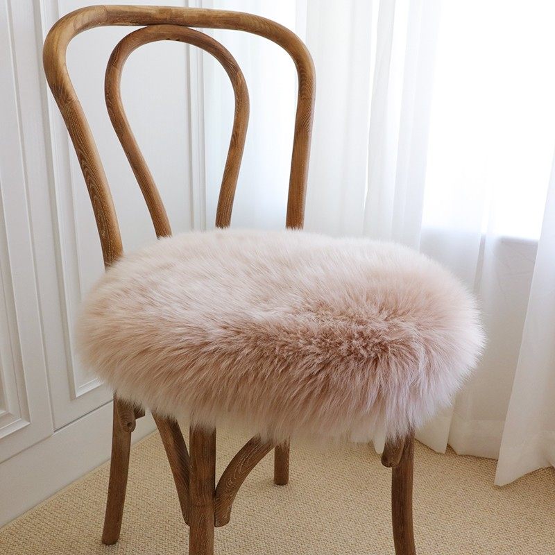 小沙澳洲羊毛椅垫圆形小坐垫羊皮沙发垫餐椅圆凳子垫可爱毛毛垫毯,居家布艺,椅垫,淘宝优惠券,粉丝福利购,淘宝优惠卷