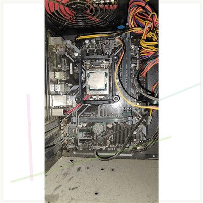 技嘉H310M S2 主板加G5420处理器从收来的机子