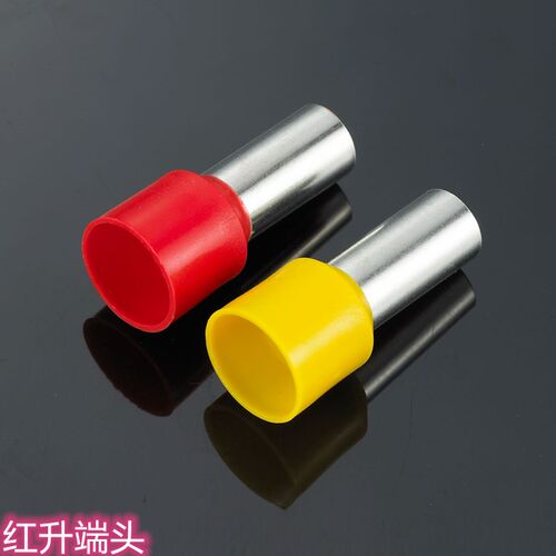 E4012 黄铜 1000只 VE管型预绝缘端子 护套针形端子