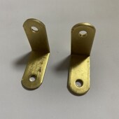 黄铜家具连接角码 木板桌椅橱柜衣柜固定连接件90度角马层板托L型