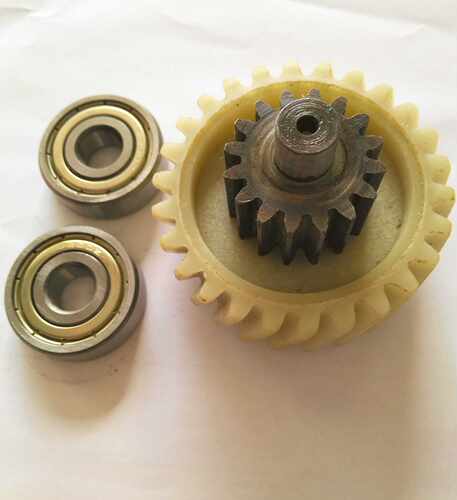 科密碎纸机C-968塑料斜齿轮 塑齿26个 铁齿16个 1加1 双入口配件