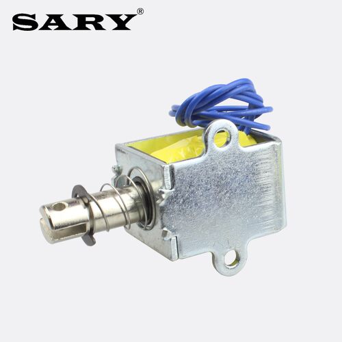 LY-06直流12V/24V贯穿推拉式电磁铁小型牵引式电磁锁电控锁电子锁