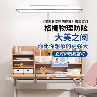 国标护眼教室灯全光谱学生儿童学习专用阅读写作业落地支架大路灯