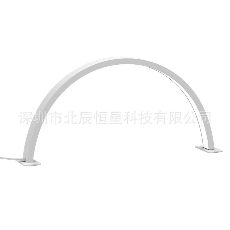 补光半月美甲灯半月无影灯弧形美容灯台面美甲补光美容补光灯三色图片