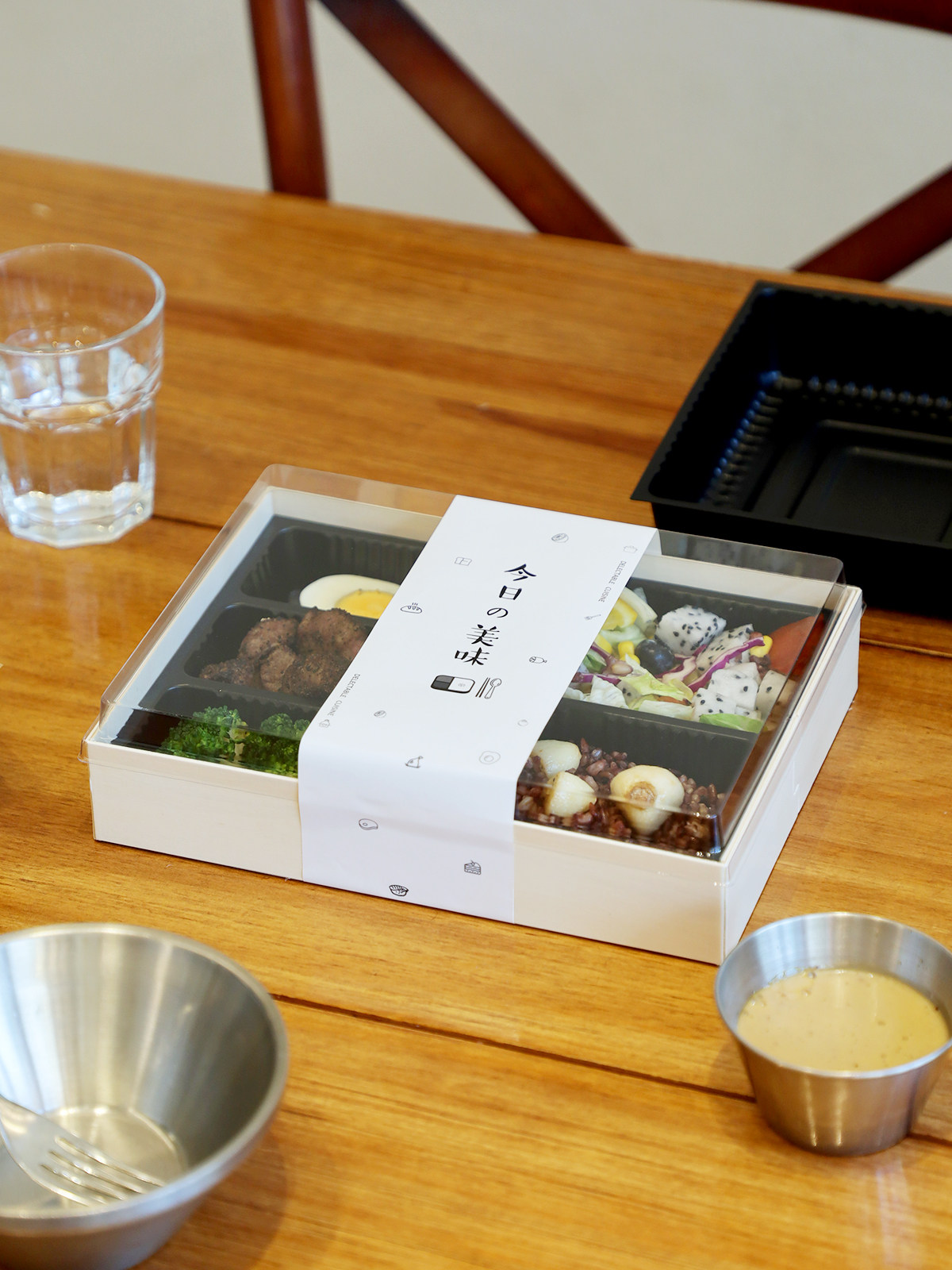 商用套餐餐盒一次性木质外卖食品级三五格饭盒水果盒子日式打包盒