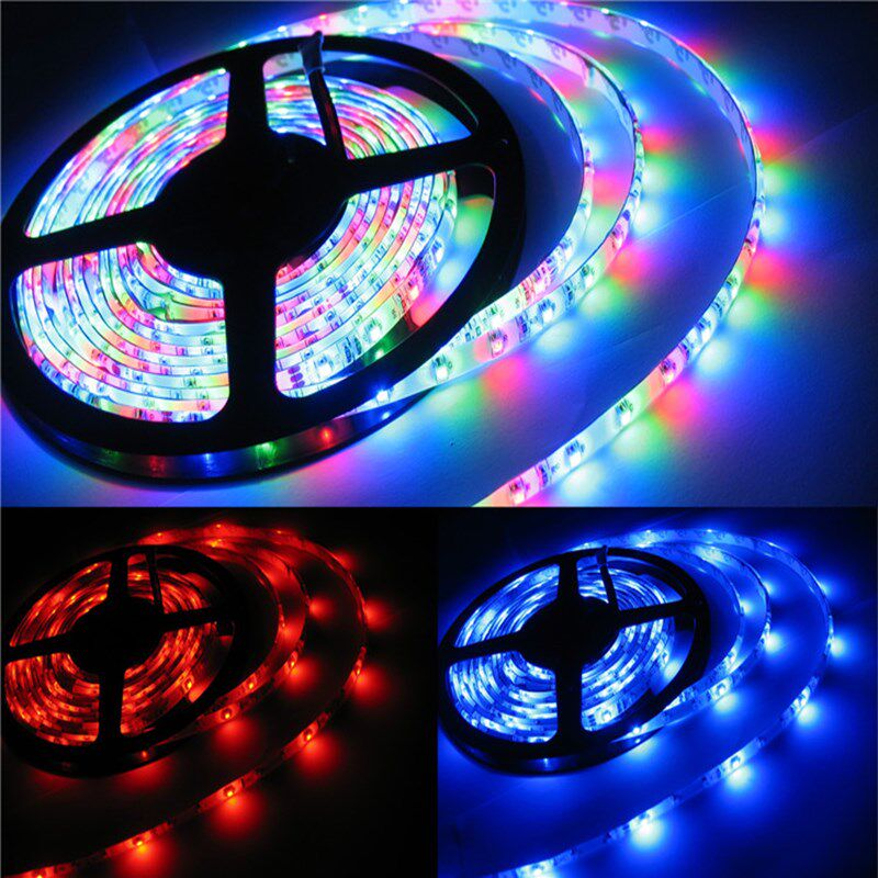 led彩色遥控变色USB灯条5v防水三色跑马灯带电池盒氛围灯条,家装灯饰光源,室外LED灯带,淘宝优惠券,粉丝福利购,淘宝优惠卷