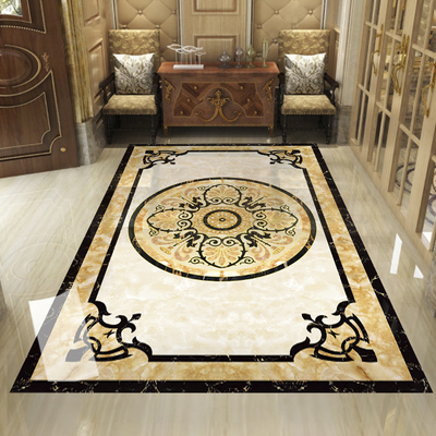 客厅走廊地面遮丑自粘贴纸防水耐磨瓷砖翻新装饰过门石地板贴画