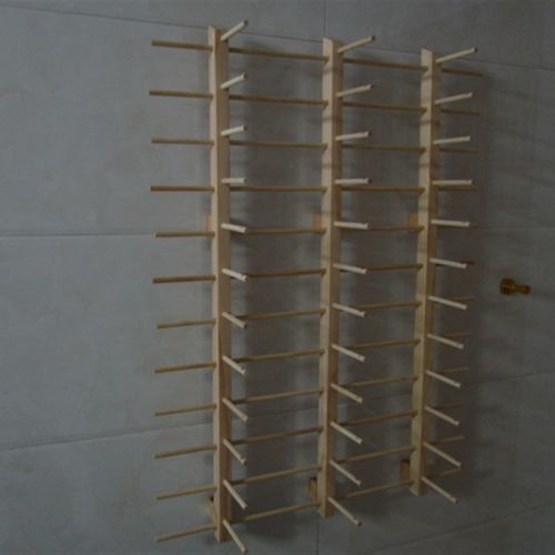 连杆实木太阳眼镜陈列货架安装墙壁眼镜展示架挂上墙木质墨镜道具