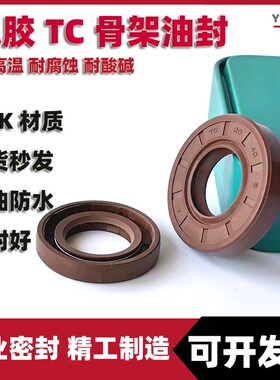 氟胶油封内径10mm 10*15*16*17*18*19*20*21*22*24*4*5耐高温油封