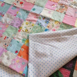 全棉斜纹百家被布料套餐 手工DIY拼布田园布艺全棉布料