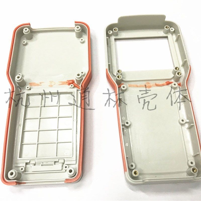 直销3.5寸液晶显示盒双色手持式电子仪表壳体塑料外壳204x100x35
