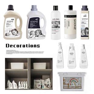 吴吴习武洗衣液收集样板房洗衣房阳台洗衣液饰品分瓶道具浴室