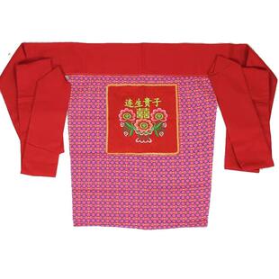 老式信宜婴儿两爪传统加长加宽背宝宝背带可前背后背式绣花绑带