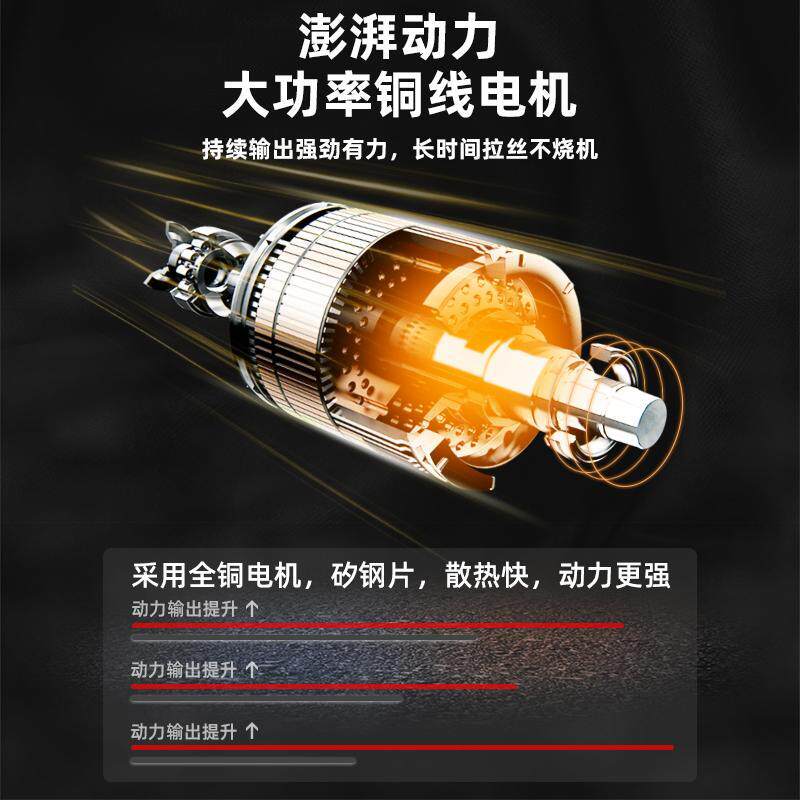 新款电动打磨机小型手持式环形60*260砂带机插电式不锈钢拉丝包邮