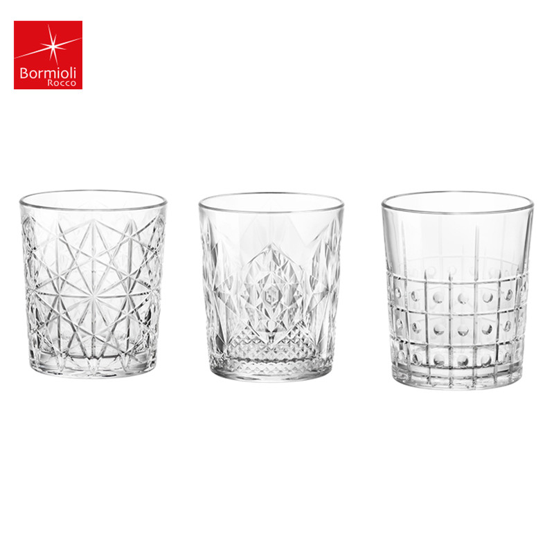 意大利进口bormioli复古刻花玻璃水杯洋酒杯威士忌杯家用果汁杯,餐饮具,洋酒/威士忌杯,淘宝优惠券,粉丝福利购,淘宝优惠卷