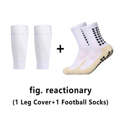 1 Set High Elastic Football Shin Guards Socks Leg Coveradult