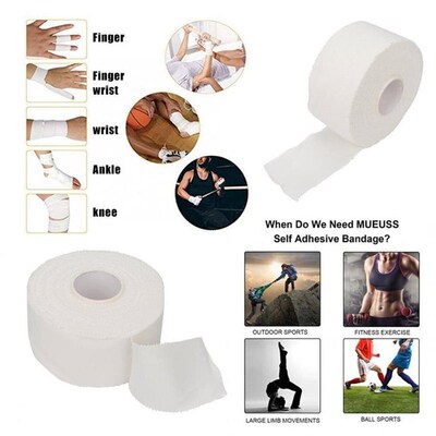 Medical Tape Care Physio Adhesive Cotton Elastic Injury Band