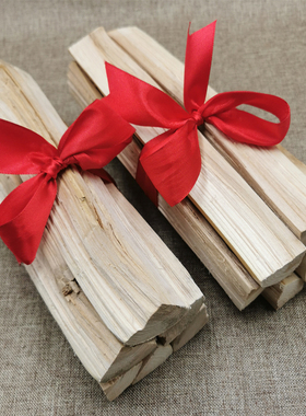 乔迁木材搬家柴火新居入宅装饰用品新房进伙入伙新家杉木摆件