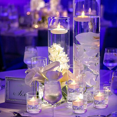 12pcs Floating Candle Lights LED Electronic Candles Battery