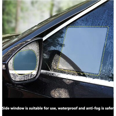 2Pcs/Set Rainproof Car Accessories Car Mirror Window Clear F