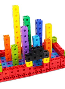 100pcs Numberblocks Multilink Linking Counting Cubes Snap