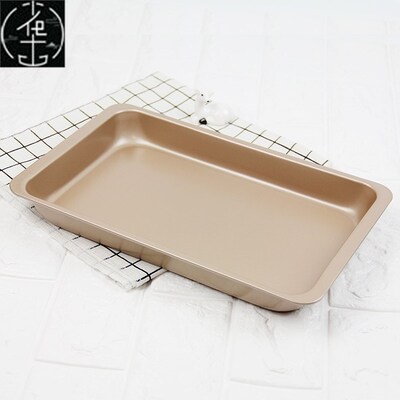 9寸/11寸Non-stick Baking Tray Cookie Sheet不粘长方深烤盘特厚