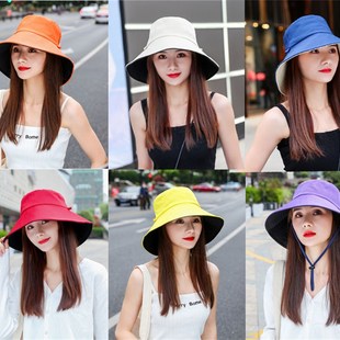 Sun Hat Summer Foldable Bucket Hat for women Outdoor Sunscr
