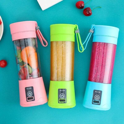 见描述适用 Portable Blender Bottle USB Mixer Fruit Veg