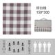 Blanket Camping Beach Outdoor Picnic Pad Plaid Mat Thicken