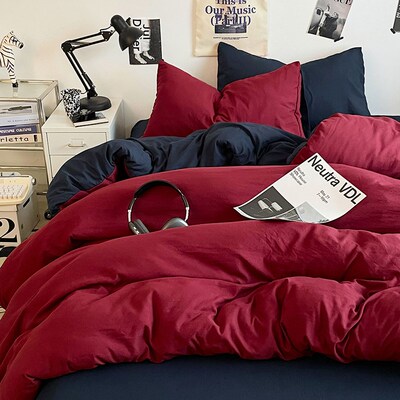 Student Bed sheet set bedding 4set Blanket Duvet Quilt Cover