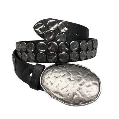 Men studded fashion punk hip hop belt时尚朋克风嘻哈皮带腰带