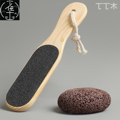 Foot peeler dehulling tool heel home scrub rubbing board