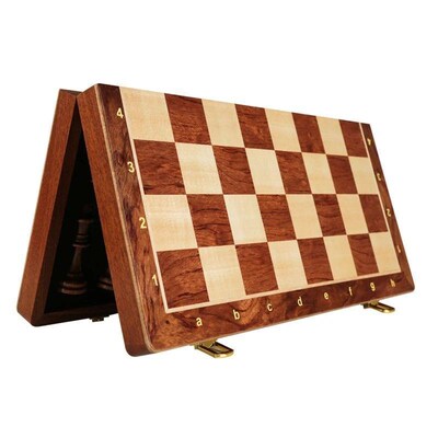 Chess Set Top Grade Wooden Folding Big Traditional Classic H