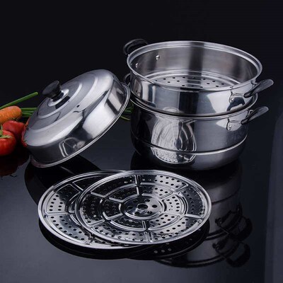 Stainless Steel Single Grate Double Grate Two-layer Three-la