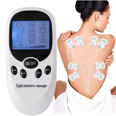 Digital TENS Machine EMS Massager Electric Pulse Muscle Stim