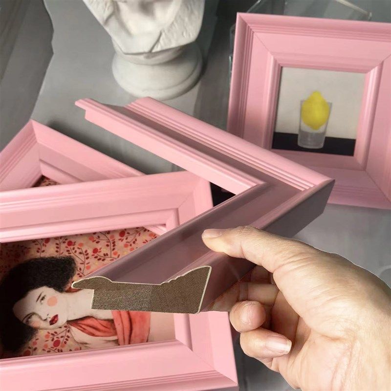 粉红潮流现代装饰画天隆油画实木空框挂墙画框相框摆台装裱定制,家居饰品,相框/画框,淘宝优惠券,粉丝福利购,淘宝优惠卷