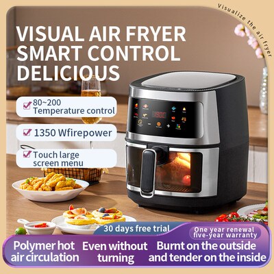 8LEnglish button air oven fryer Multifunctional No lampblack