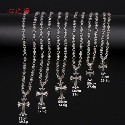 Cross necklace punk retro necklaces十字架项链朋克复古项链