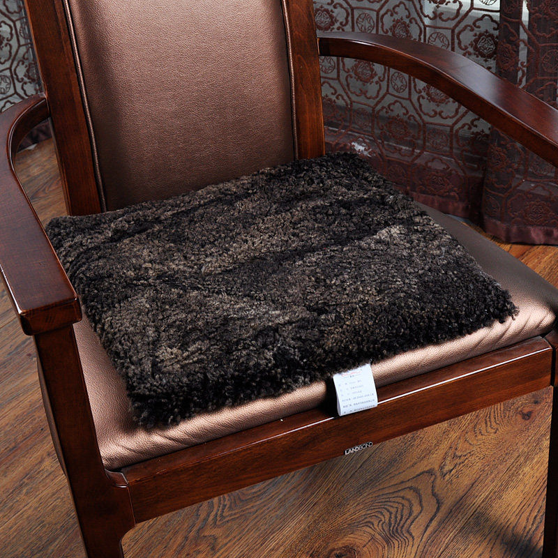 裘朴 纯羊毛皮毛一体椅子坐垫沙发坐垫办公室学生椅子垫羊毛坐垫,居家布艺,椅垫,淘宝优惠券,粉丝福利购,淘宝优惠卷