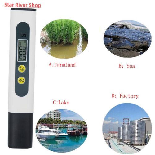 Digital PH TDS Meter Tester Temperature Pen Water Purity PPM