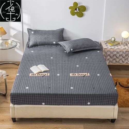 soft bed sheets fitted sheet cotton pillow cases 床笠 枕套