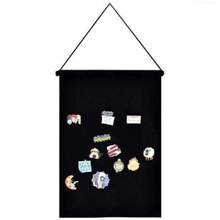 Pin Display Pennant Canvas Brooch Badge Wall Hanging